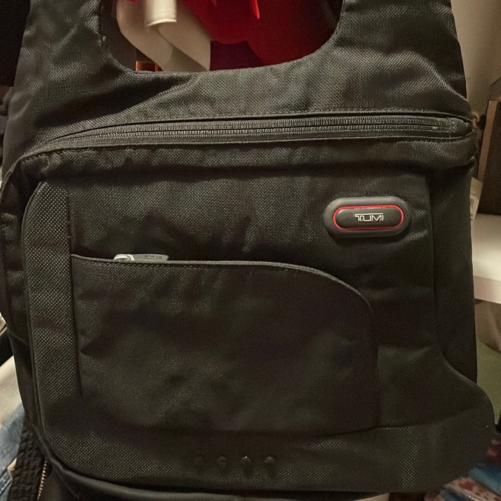 Authentic Tumi T Tech Cross Body Messenger bag